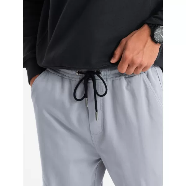  Pantaloni OMBRE OM-PAJO-0199 GRI DESCHIS 