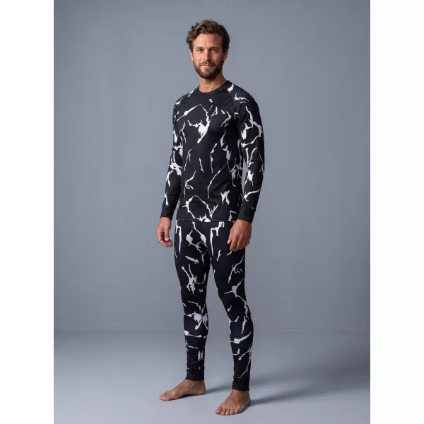  Premium funcțional pentru pantaloni termo funcționali pentru bărbați ALTISPORT VOJ/ALM052TER02 NEGRU 