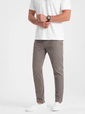 Pantaloni OMBRE OM-PACP-0151 BEJ ÎNTUNECAT