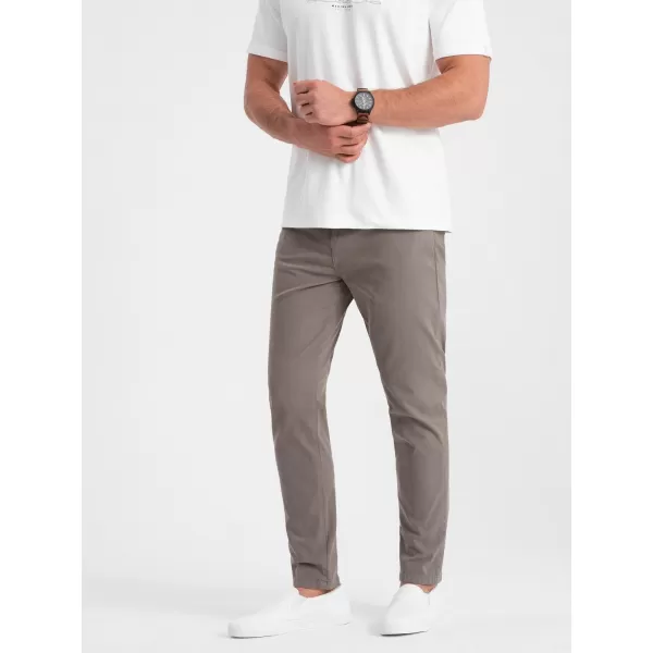  Pantaloni OMBRE OM-PACP-0151 BEJ ÎNTUNECAT 