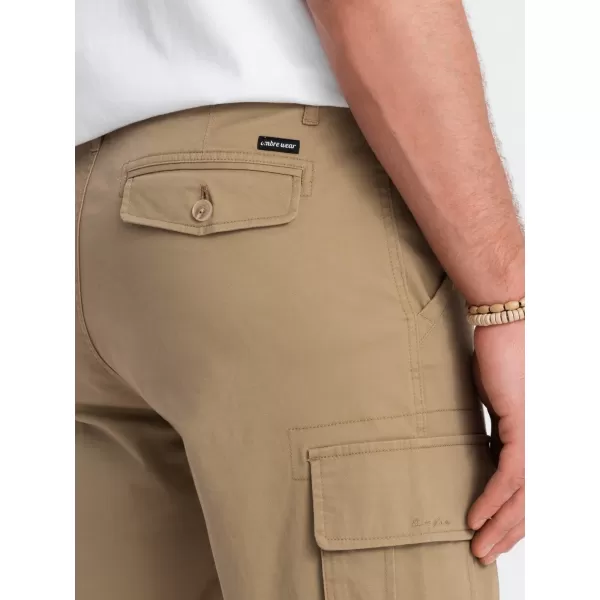  Pantaloni scurţi OMBRE OM-SRCG-0133 NISIP 