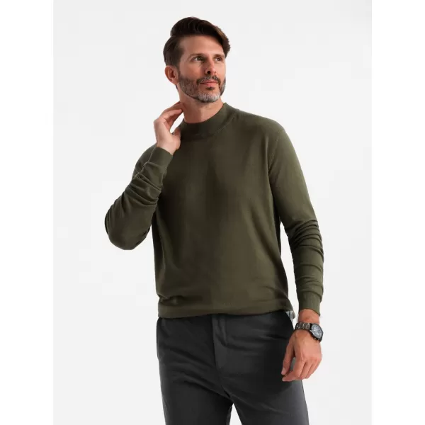  Pulover pentru bărbați OMBRE OM-SWTN-0100 KAKI 