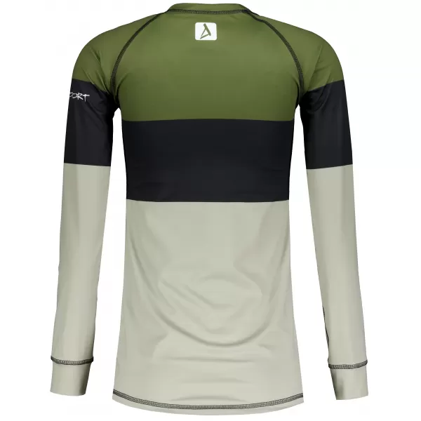  Tricou funcțional pentru femei cu mâneci lungi premium ALTISPORT VOJ/ALW051TER01 KAKI 