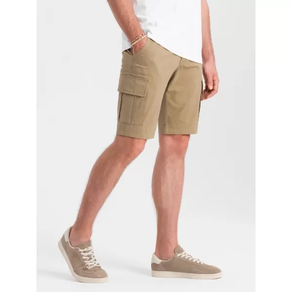  Pantaloni scurţi OMBRE OM-SRCG-0133 NISIP 