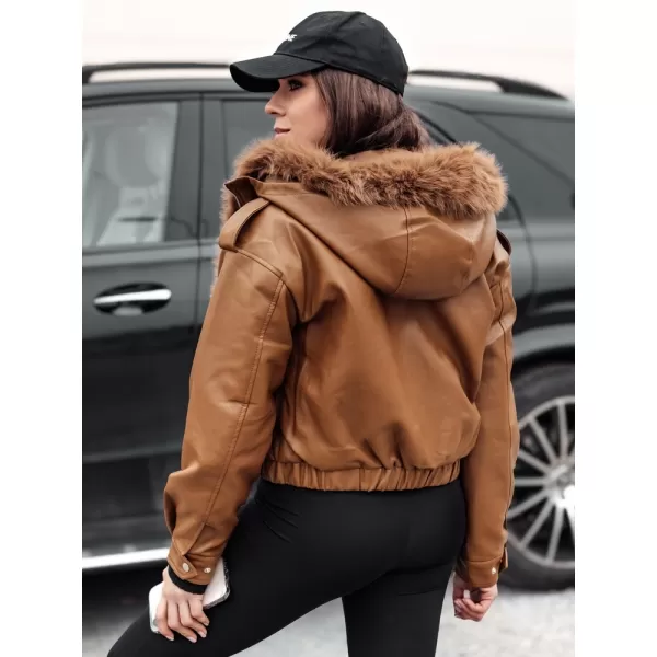  Geacă pentru doamne DSTREET SOFTREBEL TY4761 CARAMEL 