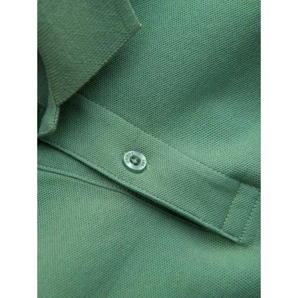  Mens t -thirt cu guler OMBRE OM-POBS-0100 VERDE 