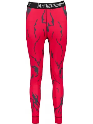 Premium funcțional de pantaloni termi funcționali pentru femei ALTISPORT VOJ/ALW052TER02 ROŞU