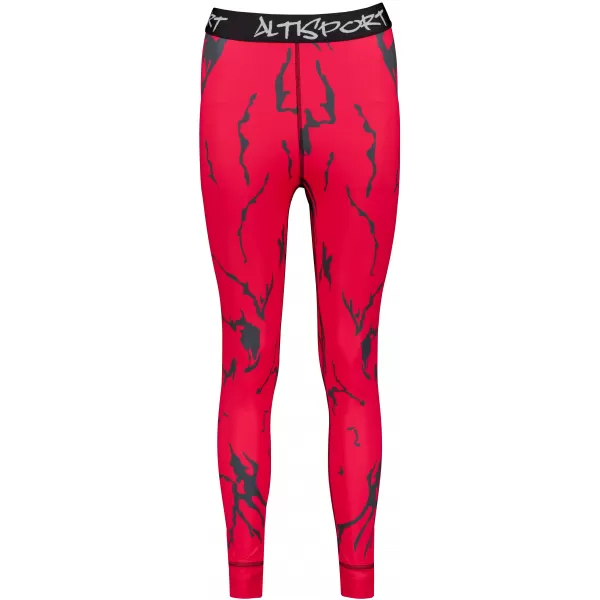  Premium funcțional de pantaloni termi funcționali pentru femei ALTISPORT VOJ/ALW052TER02 ROŞU 