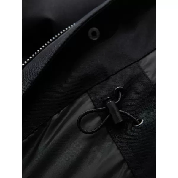  Geacă de iarnă pentru bărbați OMBRE OM-JALJ-0182 NEGRU 
