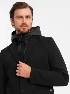 Sacou OMBRE OM-BLZB-0133 NEGRU