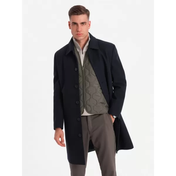  Haina masculină OMBRE OM-COWC-0106 ALBASTRU MARIN 