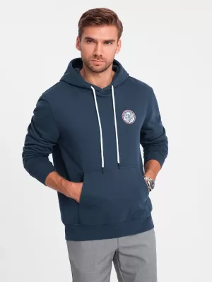 Panoul pentru bărbați OMBRE OM-SSNZ-0144 ALBASTRU MARIN