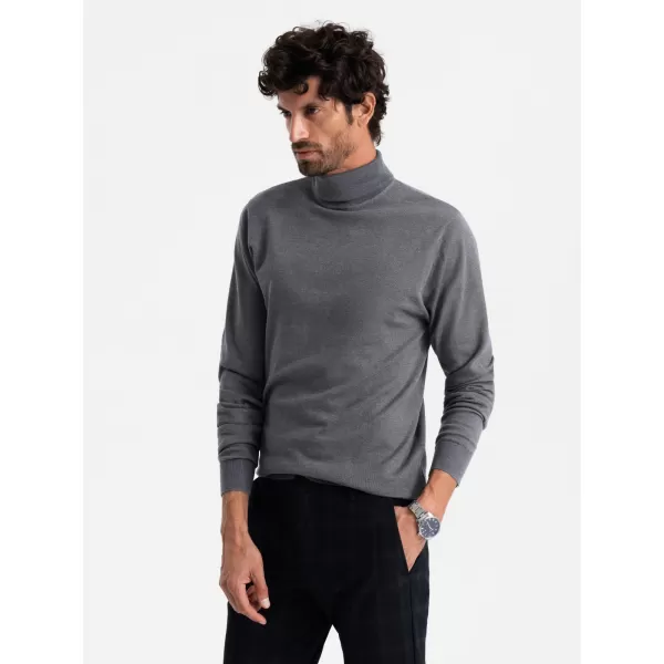  Pulover pentru bărbați OMBRE OM-SWTN-0101 MELANGE GRI 