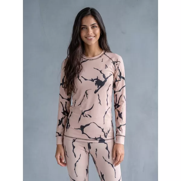  Tricou funcțional pentru femei cu mâneci lungi premium ALTISPORT VOJ/ALW052TER01 MARO 