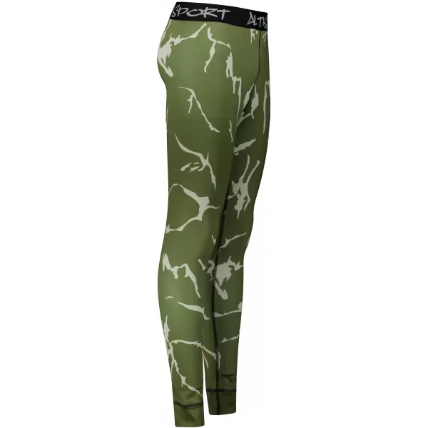  Premium funcțional pentru pantaloni termo funcționali pentru bărbați ALTISPORT VOJ/ALM052TER02 KAKI 