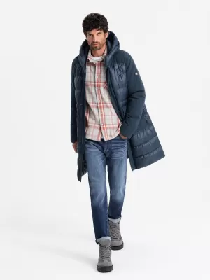 Sacou OMBRE OM-JALJ-0165 ALBASTRU MARIN