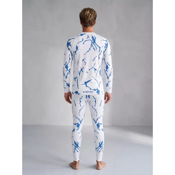  Premium funcțional pentru pantaloni termo funcționali pentru bărbați ALTISPORT VOJ/ALM052TER02 ALB 