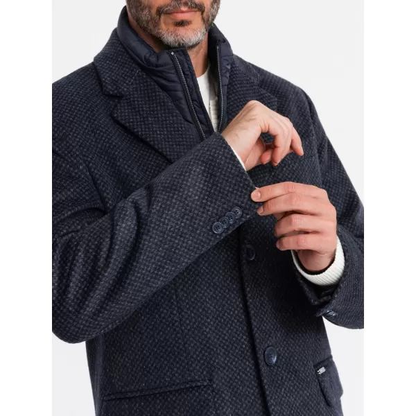  Haina masculină OMBRE OM-COWC-0121 ALBASTRU MARIN 
