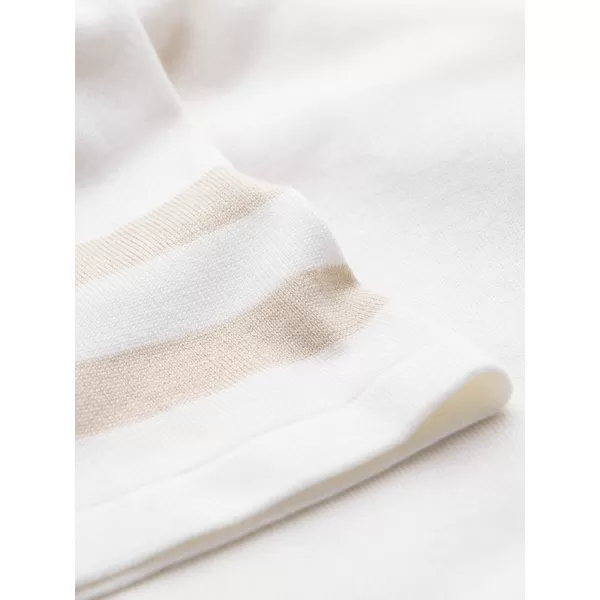  Mens t -thirt cu guler OMBRE OM-POSS-0118 CREMĂ 