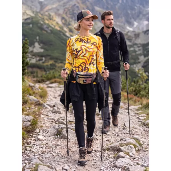  Tricou funcțional pentru femei cu mâneci lungi premium ALTISPORT VOJ/ALW054TER01 CHIHLIMBAR 