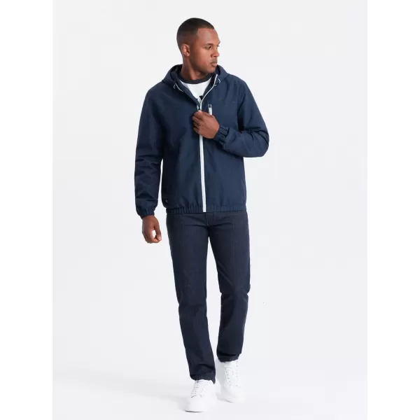  Sacou OMBRE OM-JANP-0136 ALBASTRU MARIN 