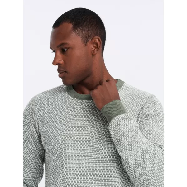  Pulover pentru bărbați OMBRE OM-SWSW-0111 VERDE 