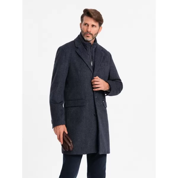  Haina masculină OMBRE OM-COWC-0121 ALBASTRU MARIN 