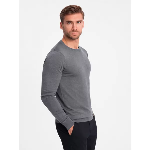  Pulover pentru bărbați OMBRE OM-SWBS-0106 MELANGE GRI 