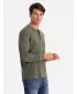 Tricou pentru bărbați cu mânecă lungă OMBRE OM-LSCL-0120 MĂSLIN