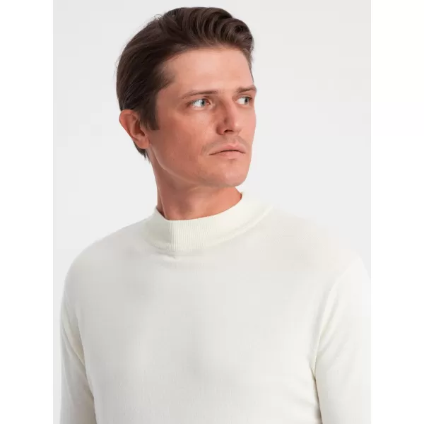  Pulover pentru bărbați OMBRE OM-SWTN-0100 CREMĂ 