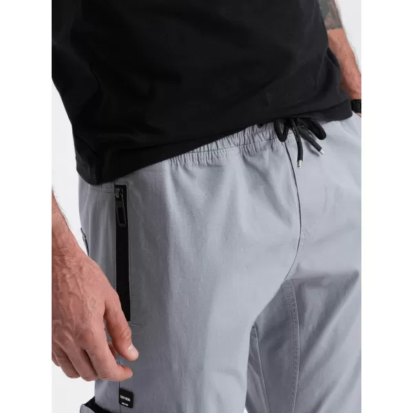  Pantaloni OMBRE OM-PAJO-0135 GRI DESCHIS 