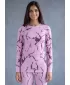 Tricou funcțional pentru femei cu mâneci lungi premium ALTISPORT VOJ/ALW052TER01 ROZ