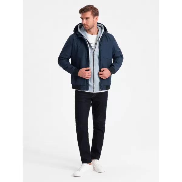  Sacou OMBRE OM-JANP-0149 ALBASTRU MARIN 