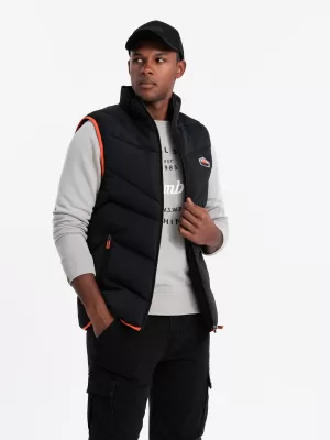 Vestă OMBRE OM-JAVJ-0210 NEGRU
