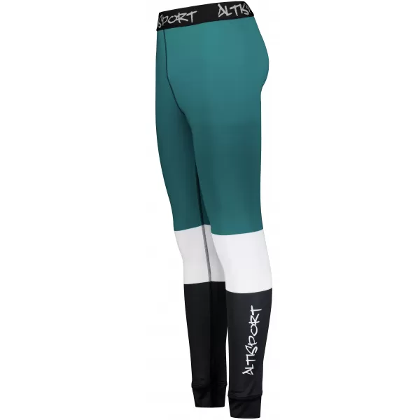  Premium funcțional pentru pantaloni termo funcționali pentru bărbați ALTISPORT VOJ/ALM051TER02 KEROSEN/NEGRU 