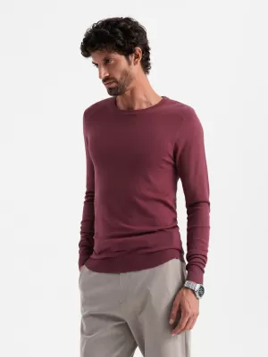 Pulover pentru bărbați OMBRE OM-SWBS-0106 BURGUNDIA