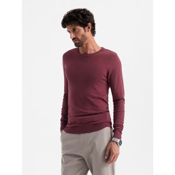  Pulover pentru bărbați OMBRE OM-SWBS-0106 BURGUNDIA 