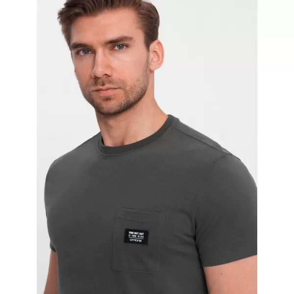  Cămaşă OMBRE OM-TSCT-0109 GRAFIT 