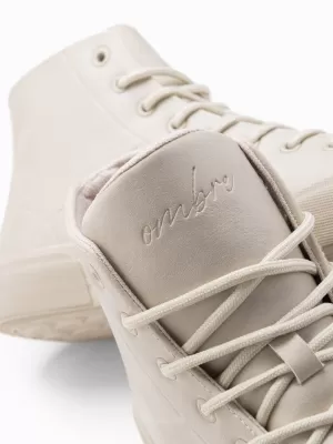 Pantofi pentru bărbați OMBRE OM-FOSH-0138 CREMĂ