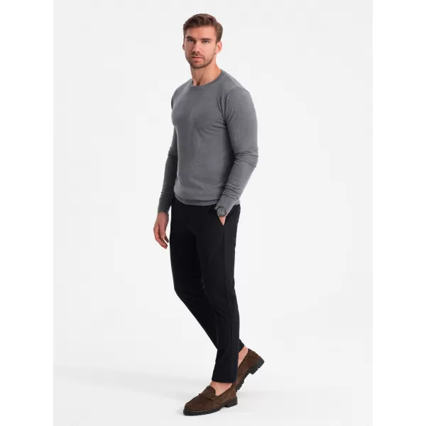  Pulover pentru bărbați OMBRE OM-SWBS-0106 MELANGE GRI 