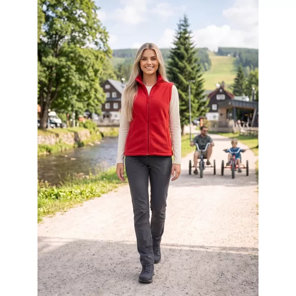  Unisex vestie fleece ALTISPORT NoPrint NP/ALU815 ROŞU 