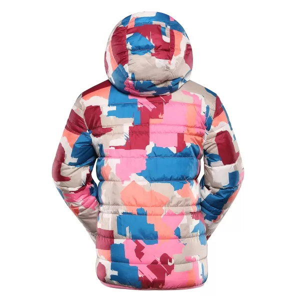  Sacou de hi-thherm pentru copii pentru copii ALPINE PRO DOUWO KJCD336 ROZ 
