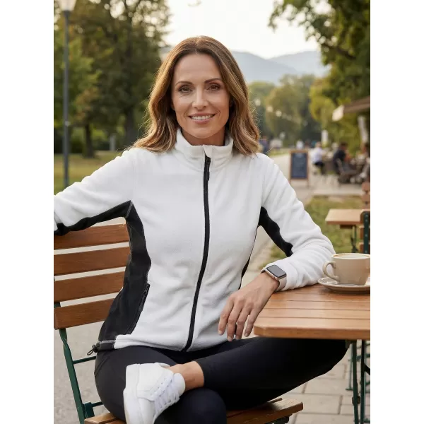 Panouri din fleece pentru femei ALTISPORT NoPrint NP/ALW825 ALB 