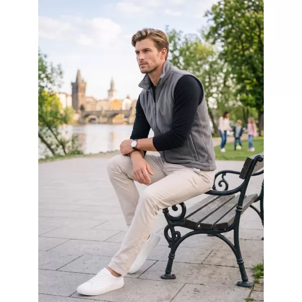  Unisex vestie fleece ALTISPORT NoPrint NP/ALU815 OŢEL 