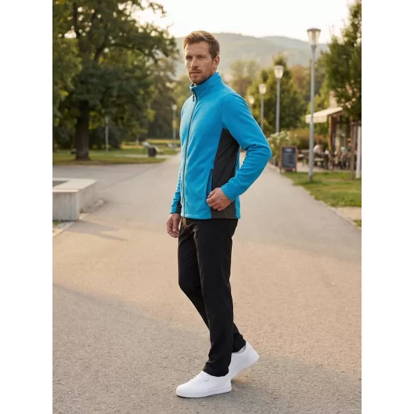  Panouri din fleece pentru bărbați ALTISPORT NoPrint NP/ALM725 TURCOAZ 
