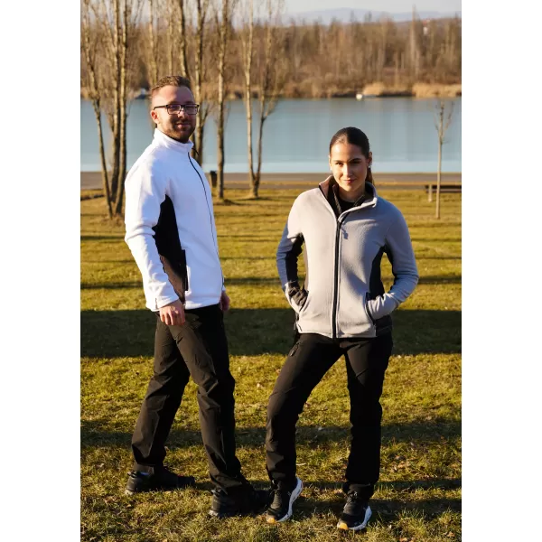  Panouri din fleece pentru bărbați ALTISPORT NoPrint NP/ALM725 ALB 