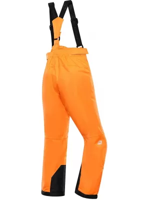 Pantaloni de schi pentru copii ALPINE PRO EDESO KPAD361 NEON