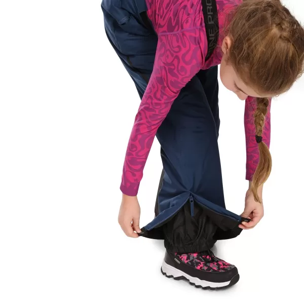  Pantaloni de schi pentru copii ALPINE PRO OSAGO KPAB322 ALBASTRU 