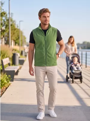 Unisex vestie fleece ALTISPORT NoPrint NP/ALU815 IARBĂ -REALĂ