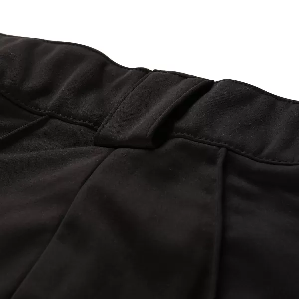  Pantaloni de softshell pentru femei pentru femei ALPINE PRO UFEDA LPAD674 NEGRU 